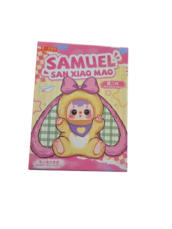 Other - New Samuel Rabbit Big Family Plush Blind Box Purple Confirmed Opened Box